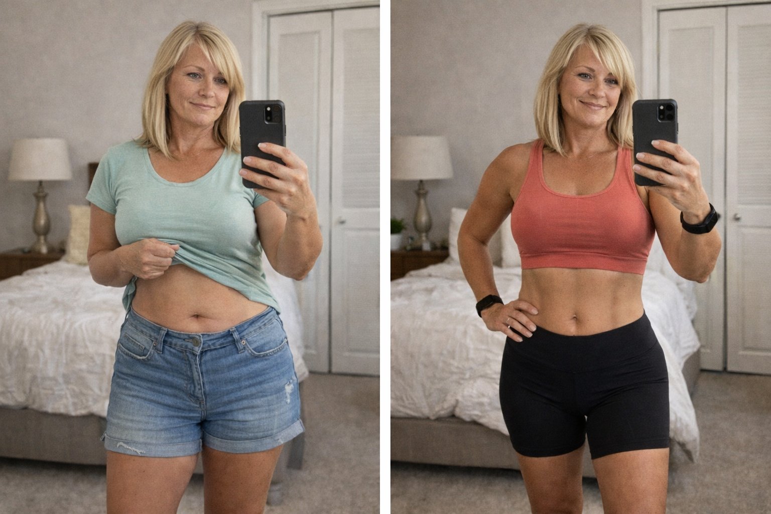 Lisa before and after