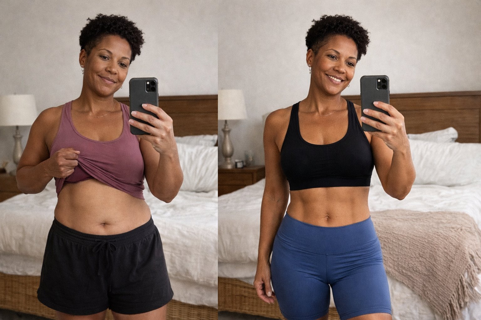 Michelle before and after